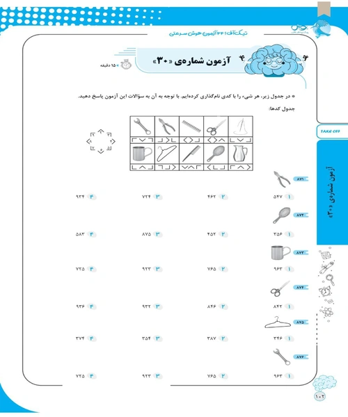 ۴۴ ازمون هوش سرعتی - نمونه چهارم - جزیره کتاب های الکترونیکی